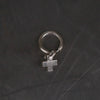 Parts of Four Hoop Hoop Earrings Collection III Highly Handcrafted PS4-2435-2-MA-YGCY Matte Sterling Silver 19mm PPOF58